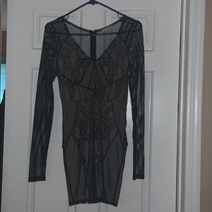Netted Lace Cocktail Dress